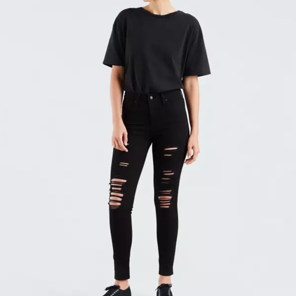 721 HIGH RISE RIPPED SKINNY WOMEN'S JEANS